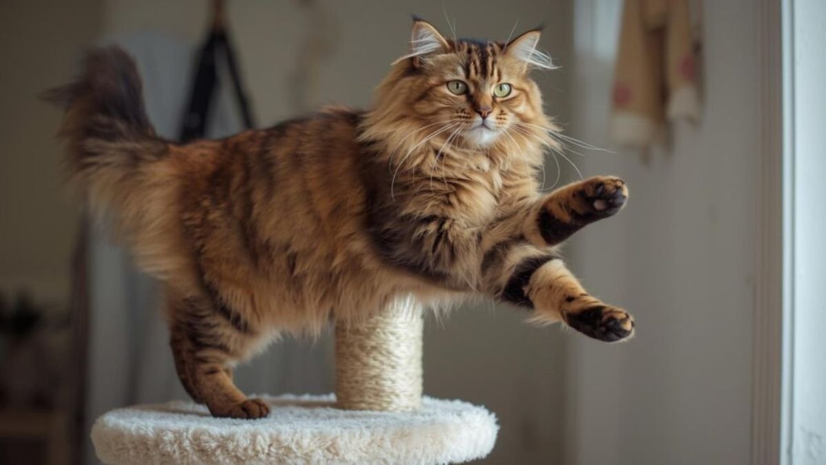 Super-rare Bengal Maine Coon mix has the most dramatic eyeliner