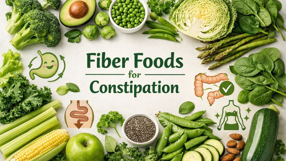 5 fiber-rich vegetables often linked to constipation relief