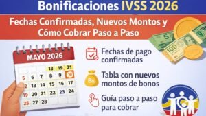 Bonificaciones IVSS 2026: Fechas Confirmadas, Nuevos Montos y Cómo Cobrar Paso a Paso