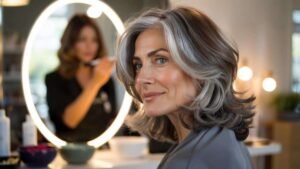 Goodbye Hair Dye: The New Gray Hair Trend Dividing Stylists