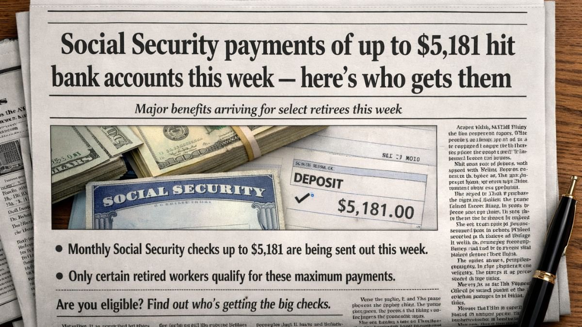 Social Security payments of up to $5,181 hit bank accounts this week — here’s who gets them
