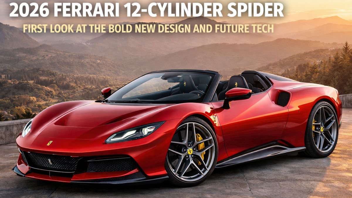 2026 Ferrari 12-Cylinder Spider Unveiled: First Look at the Bold New Design and Future Tech