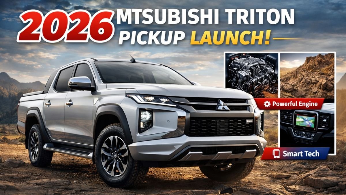 2026 Mitsubishi Triton Pickup Launch: Powerful Engine, Rugged Design & Smart Tech