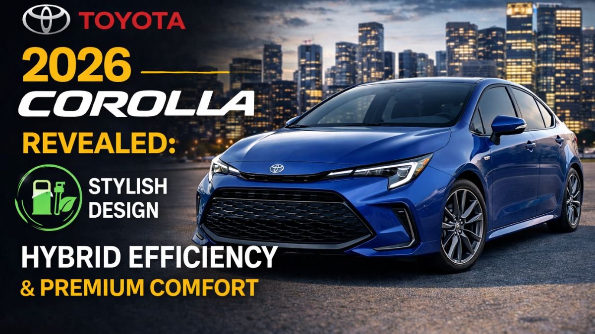 2026 Toyota Corolla Revealed with Stylish Design, Hybrid Efficiency and Premium Comfort