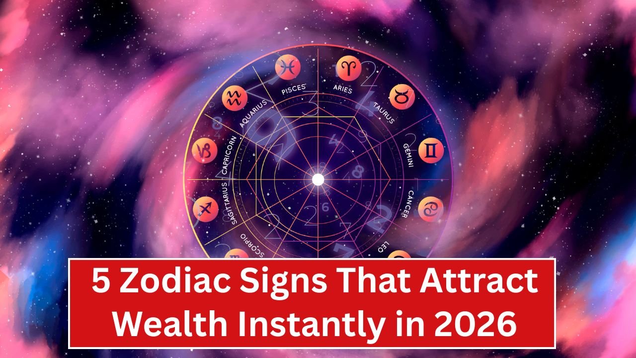 5 Zodiac Signs That Attract Wealth Instantly in 2026