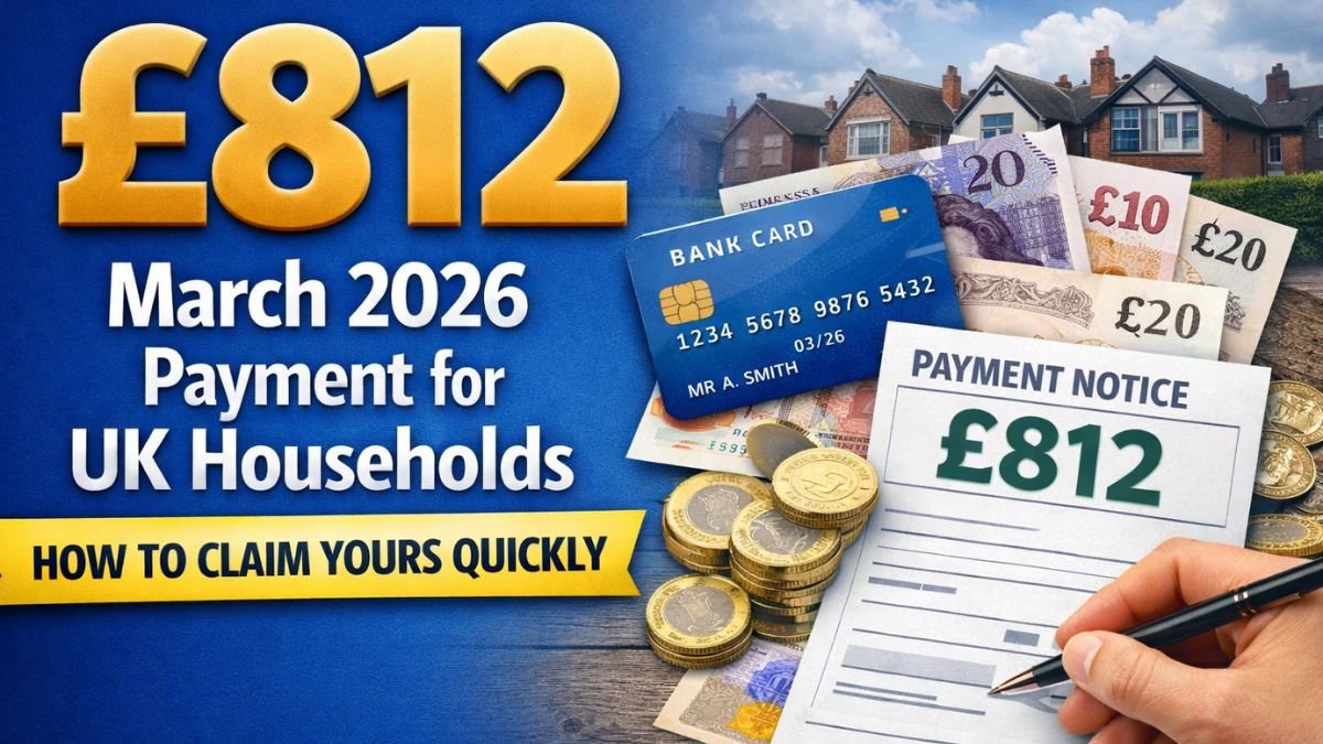 £812 March 2026 Payment for UK Households – How to Claim Yours Quickly