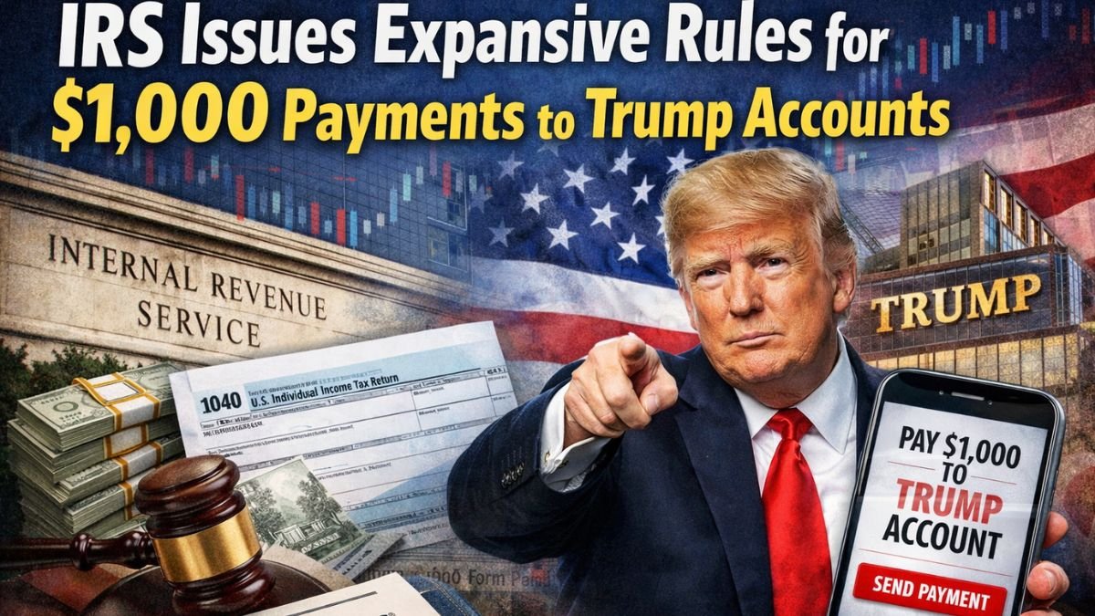 IRS Issues Expansive Rules for $1,000 Payments to Trump Accounts