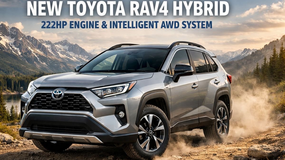 New Toyota RAV4 Hybrid Debuts with 222HP Engine and Intelligent AWD System