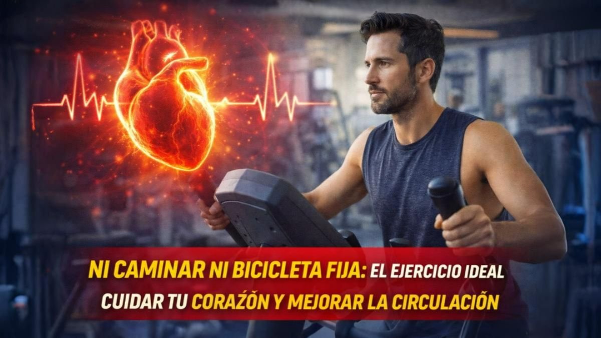 Ni caminar ni bicicleta fija: el ejercicio ideal para cuidar tu corazón y mejorar la circulación
