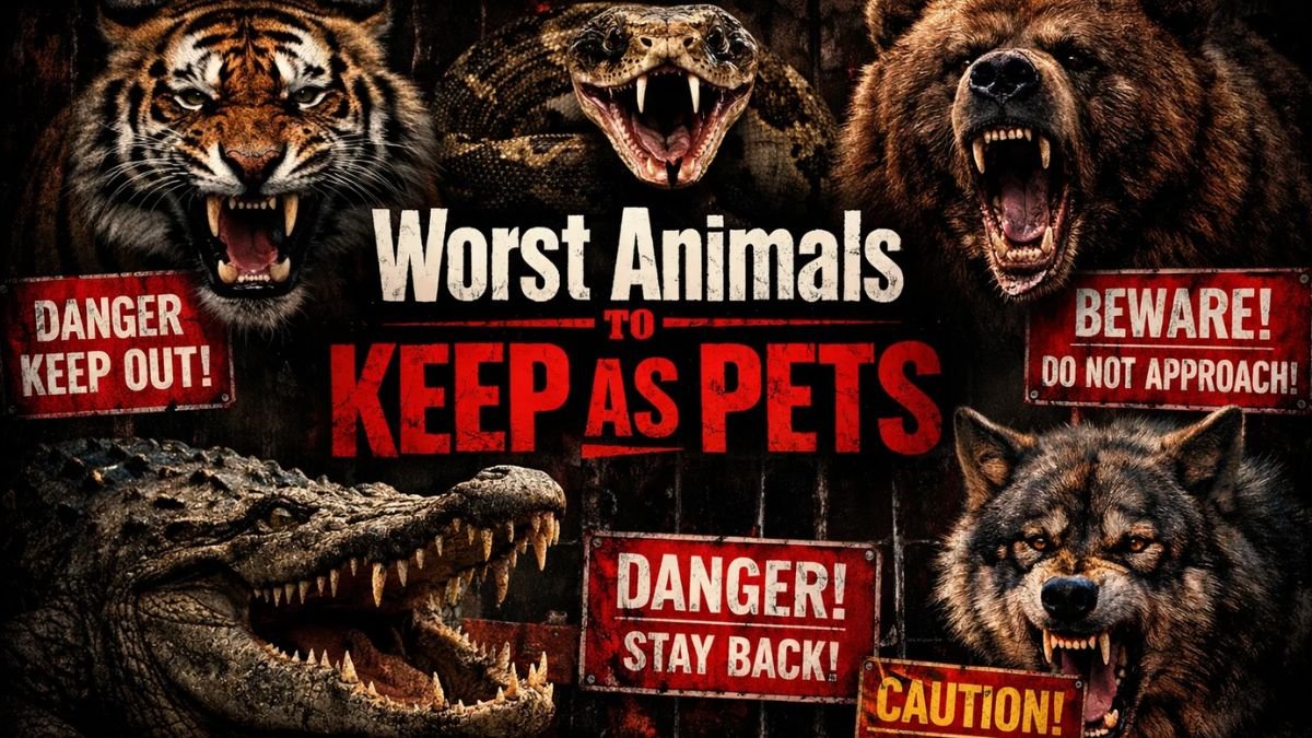 The worst animals to keep as pets